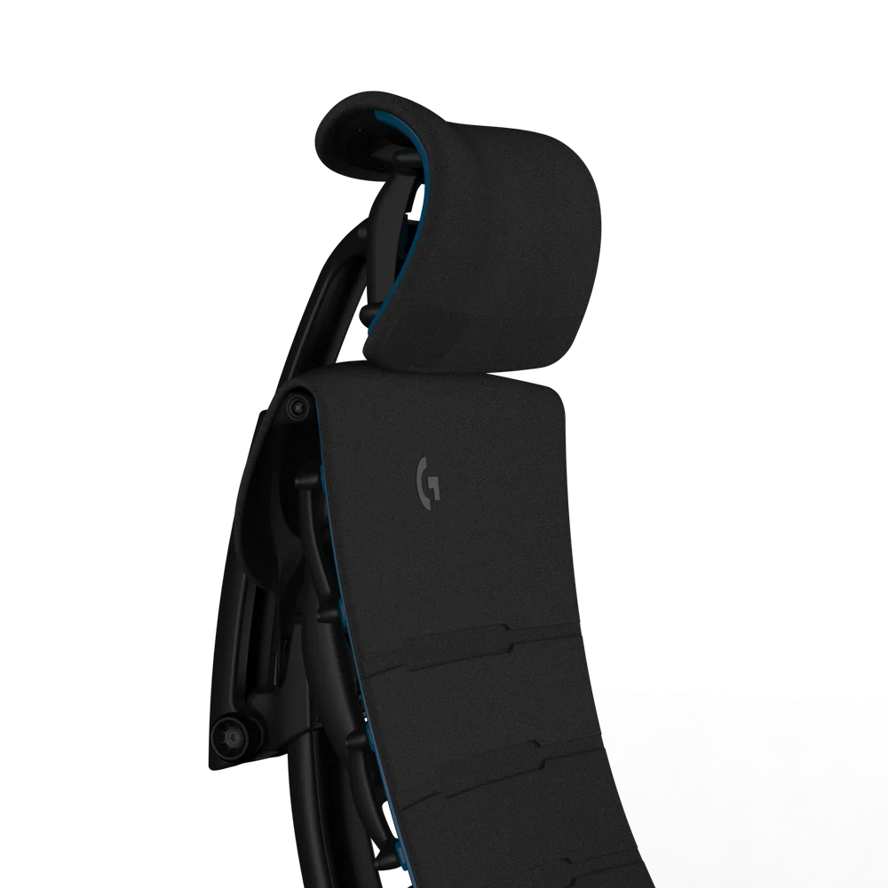 Atlas-Headrest für Herman Miller Embody (Black Cyan Gaming)