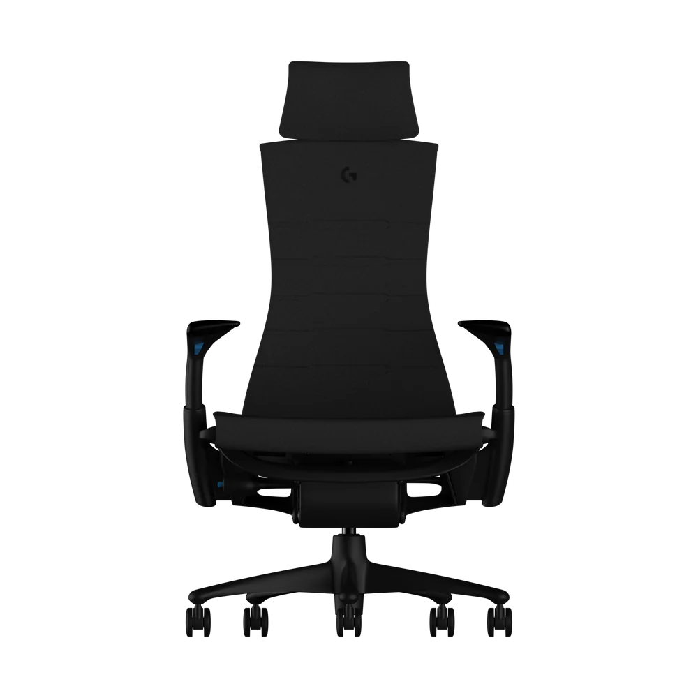 Atlas-Headrest für Herman Miller Embody (Black Cyan Gaming)